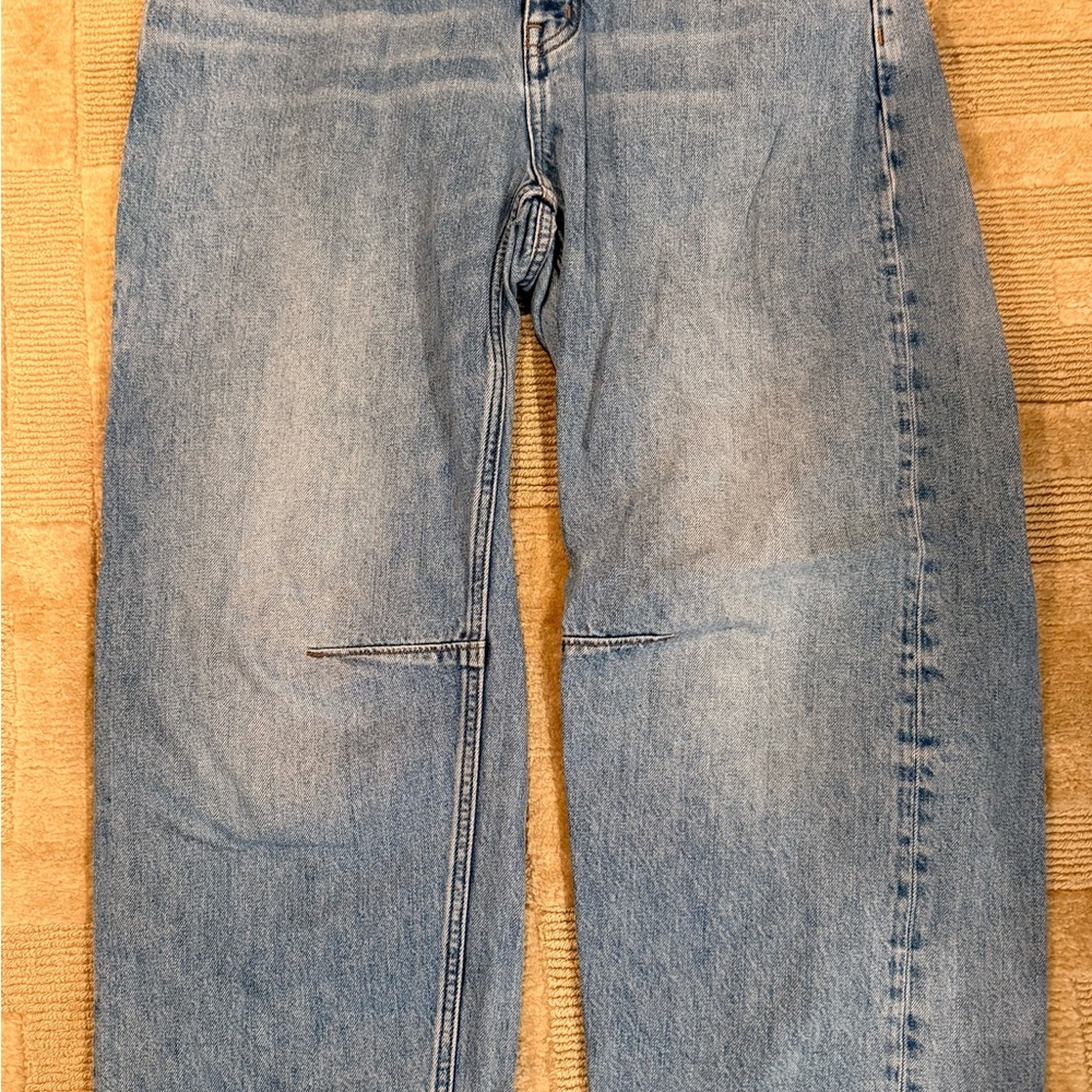 Madewell Curvey Darted Barrel leg jeans (size 29)